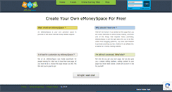 Desktop Screenshot of emoneyspace.com