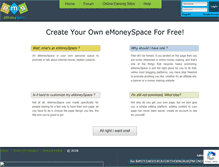 Tablet Screenshot of emoneyspace.com
